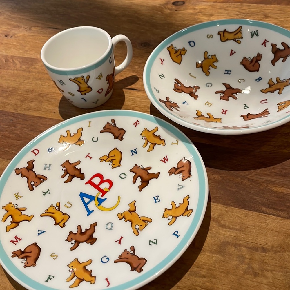 Tiffany & Co. Alphabet Bears 3-piece set